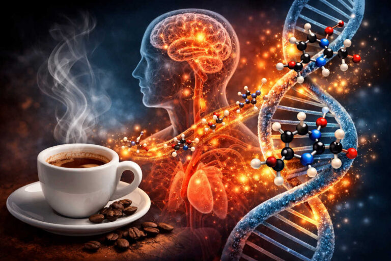Il viaggio del caffè nel nostro corpo: dalla caffeina al DNA