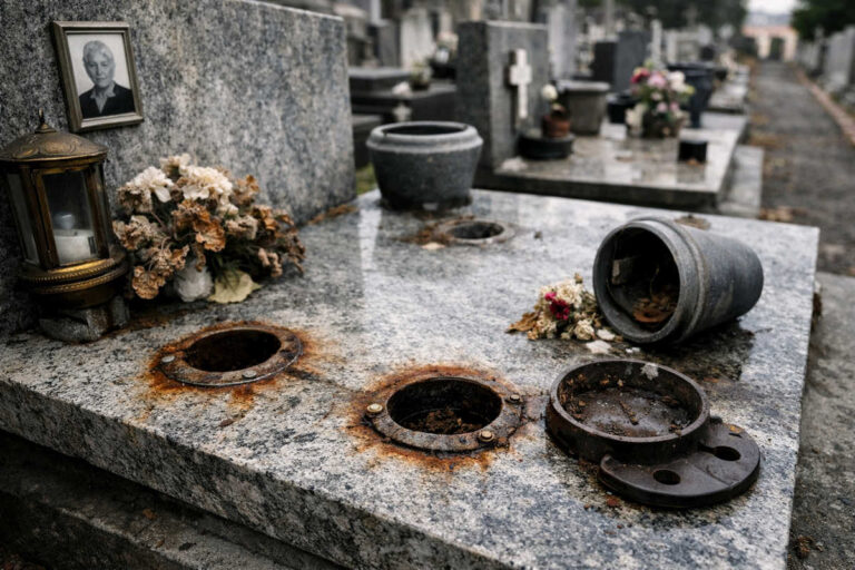 Razzia di rame al cimitero: cento tombe ripulite nella notte, roba da far girare lo stomaco