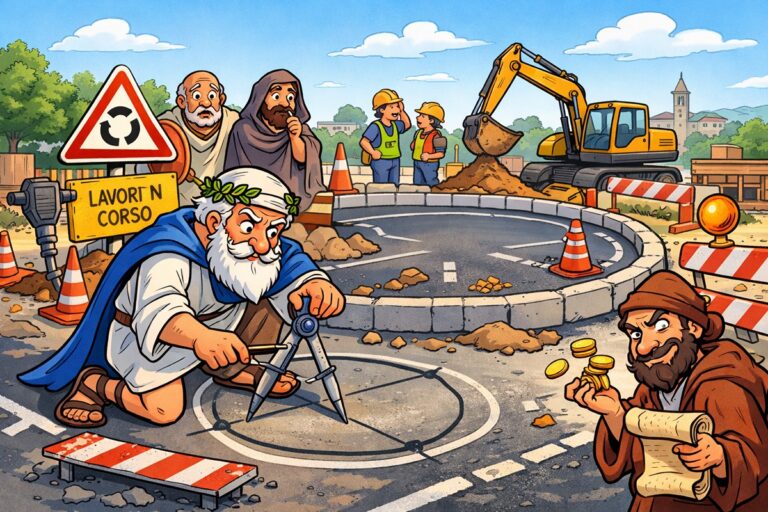 Euclide, i suoi accoliti e l’incrocio di Via Fiorentina