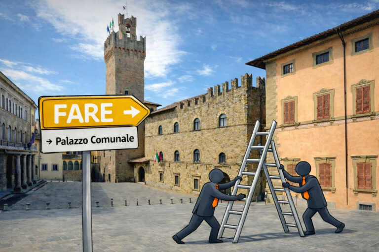 Arezzo, nasce la lista del ‘FARE’: Comanducci vuol fare il sindaco e Gamurrini gli regge la scala