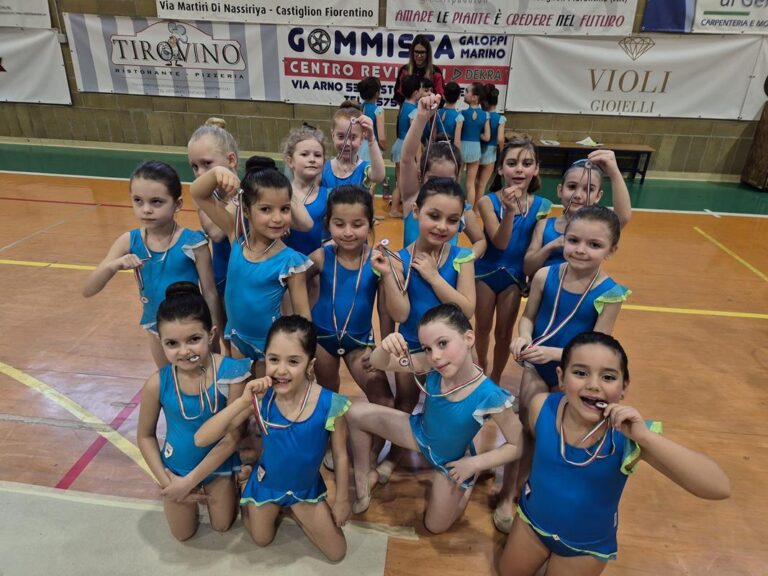Ginnastica Falciai protagonista alle prove CSEN di Castiglion Fiorentino