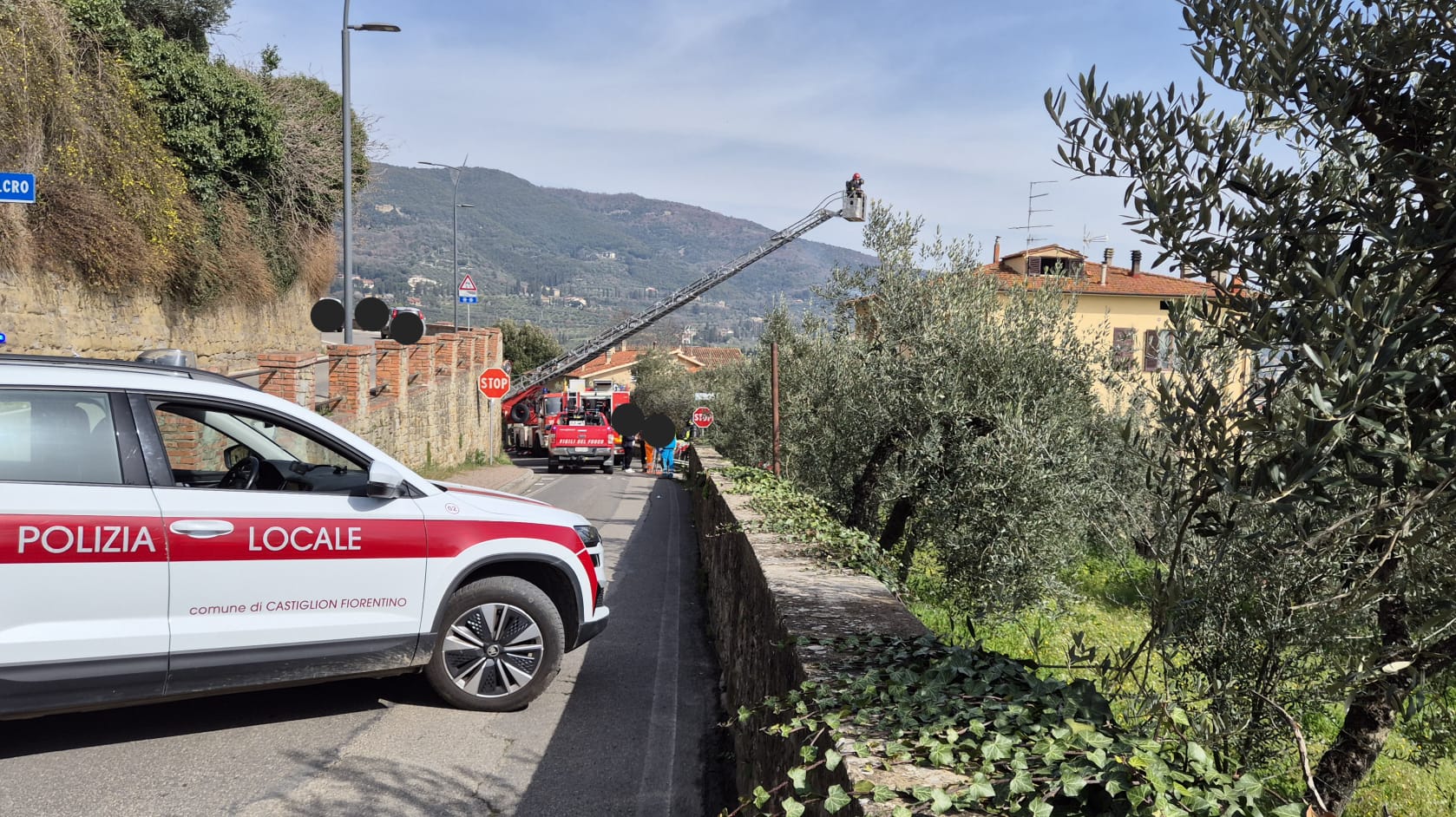 Incendio Castiglion Fiorentino