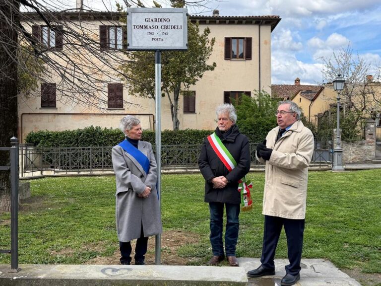 Nel cuore della città storica un’area verde dedicata a Tommaso Crudeli