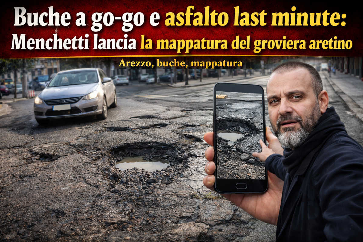Menchetti denuncia i danni ad Arezzo