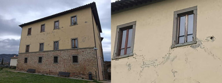Il fiore all’occhiello? Sì… ma con l’intonaco che casca giù!