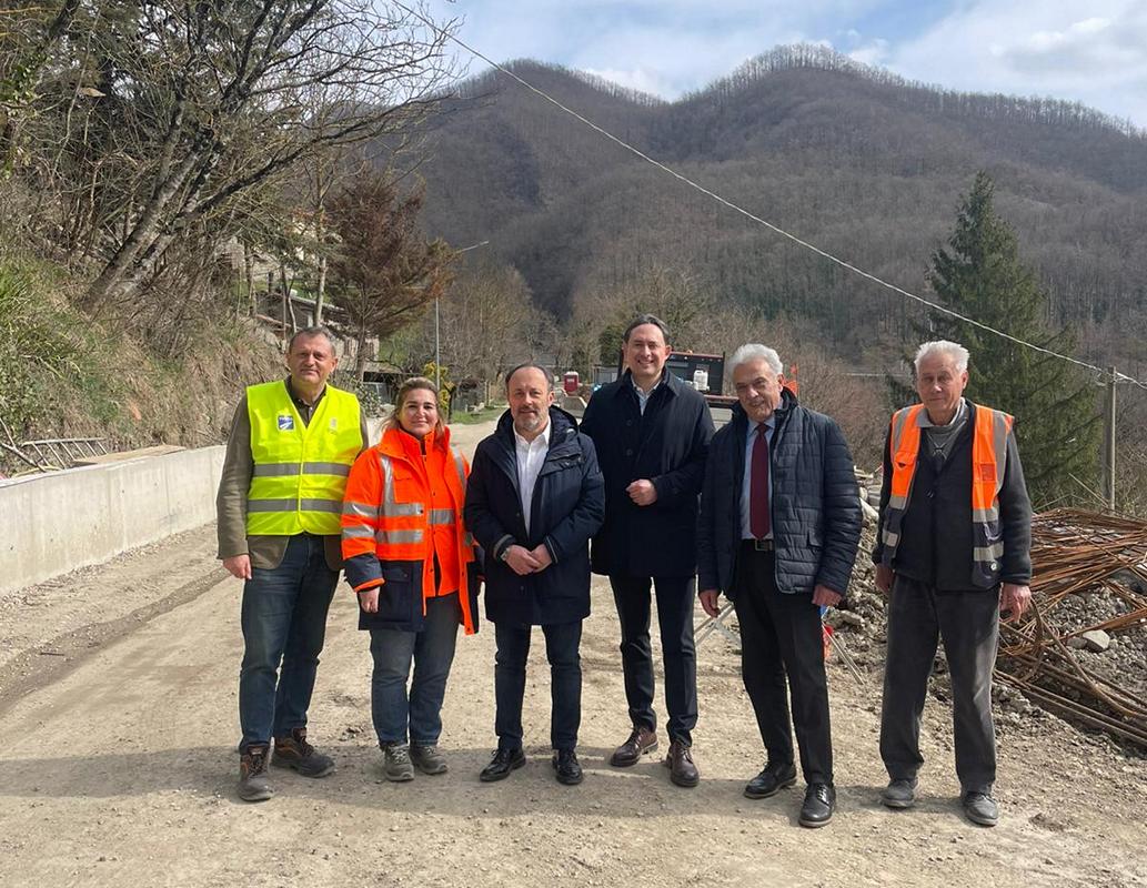 Sopralluogo di Polcri sulla ex Tiberina 39 milioni per il ripristino