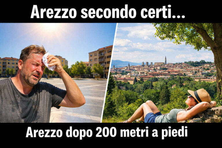 Arezzo senz’ombra? O forse c’è chi polemizza anche co’ l’ombra dell’ortica