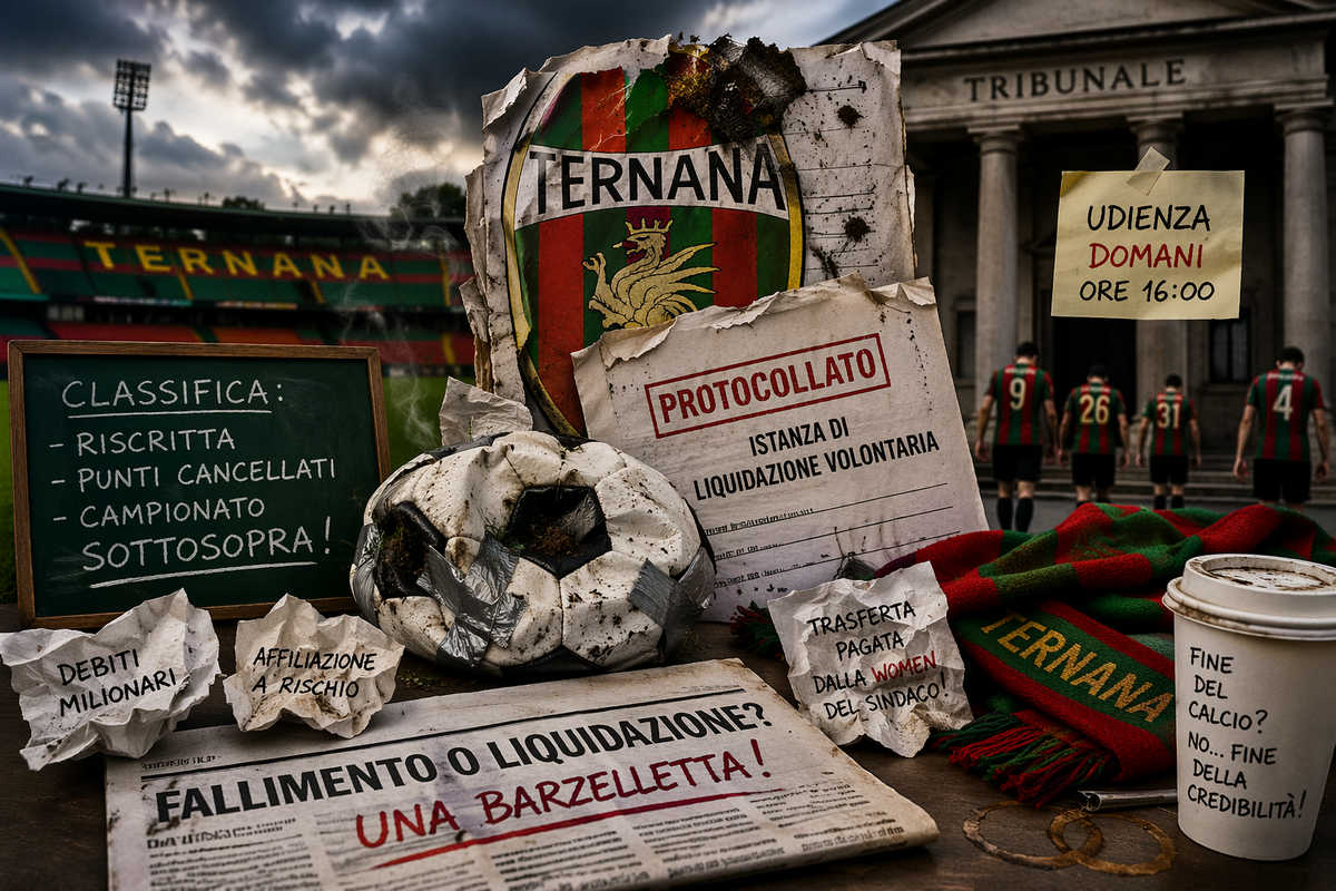 Crisi e fallimento per la Ternana