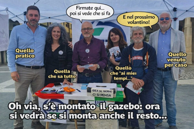 Andreani & compagnia bella: in Piazza San Iacopo pareva la sagra del maccherone (ma senza sconto)