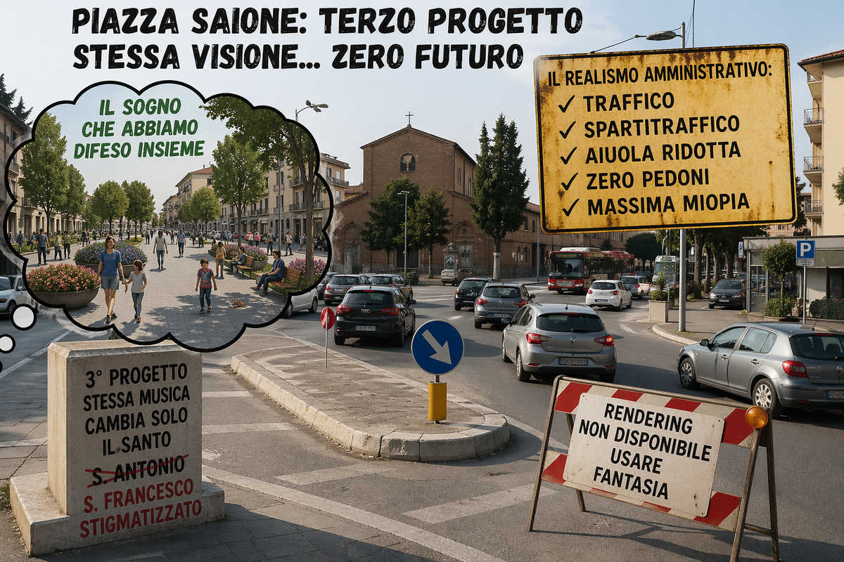 Piazza Saione sogno e realtà