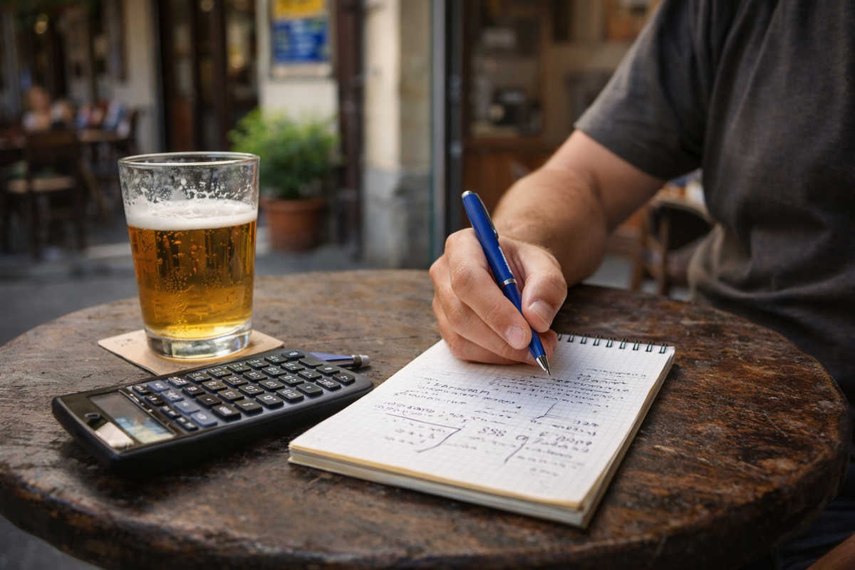 Scrittura e riflessioni al bar