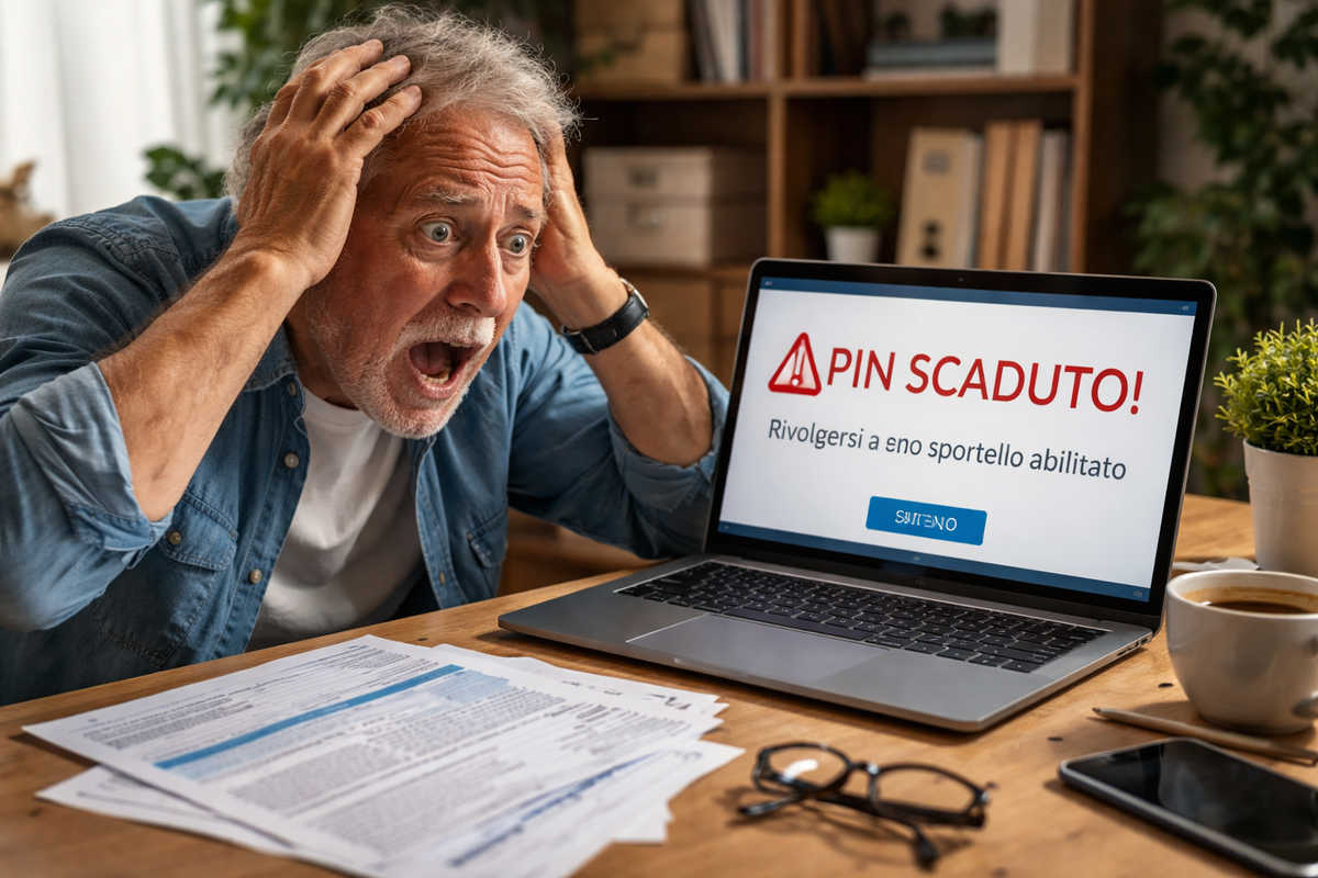Uomo frustrato davanti al computer