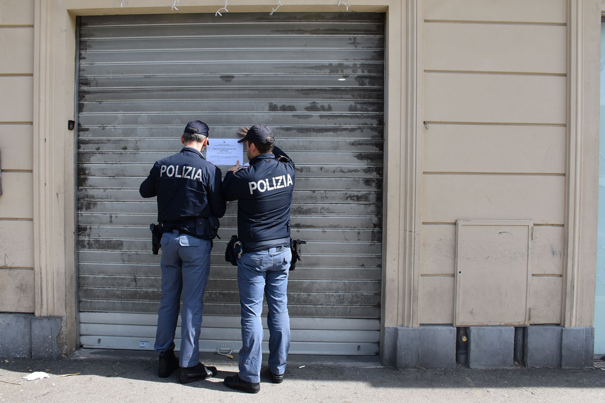 sala scommesse, sicurezza, sospensione