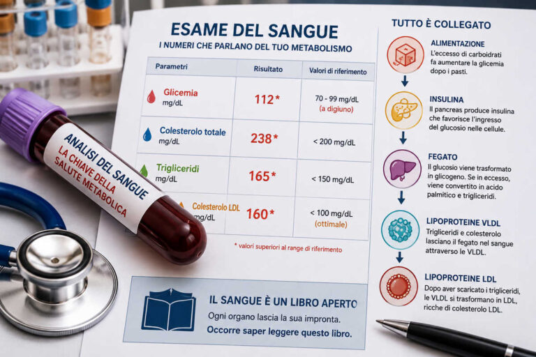 Il sangue è un libro aperto: come interpretare glicemia, colesterolo e trigliceridi