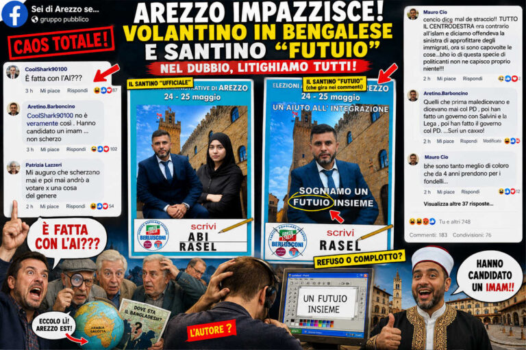 Arezzo: il vero dibattito è nei commenti Facebook