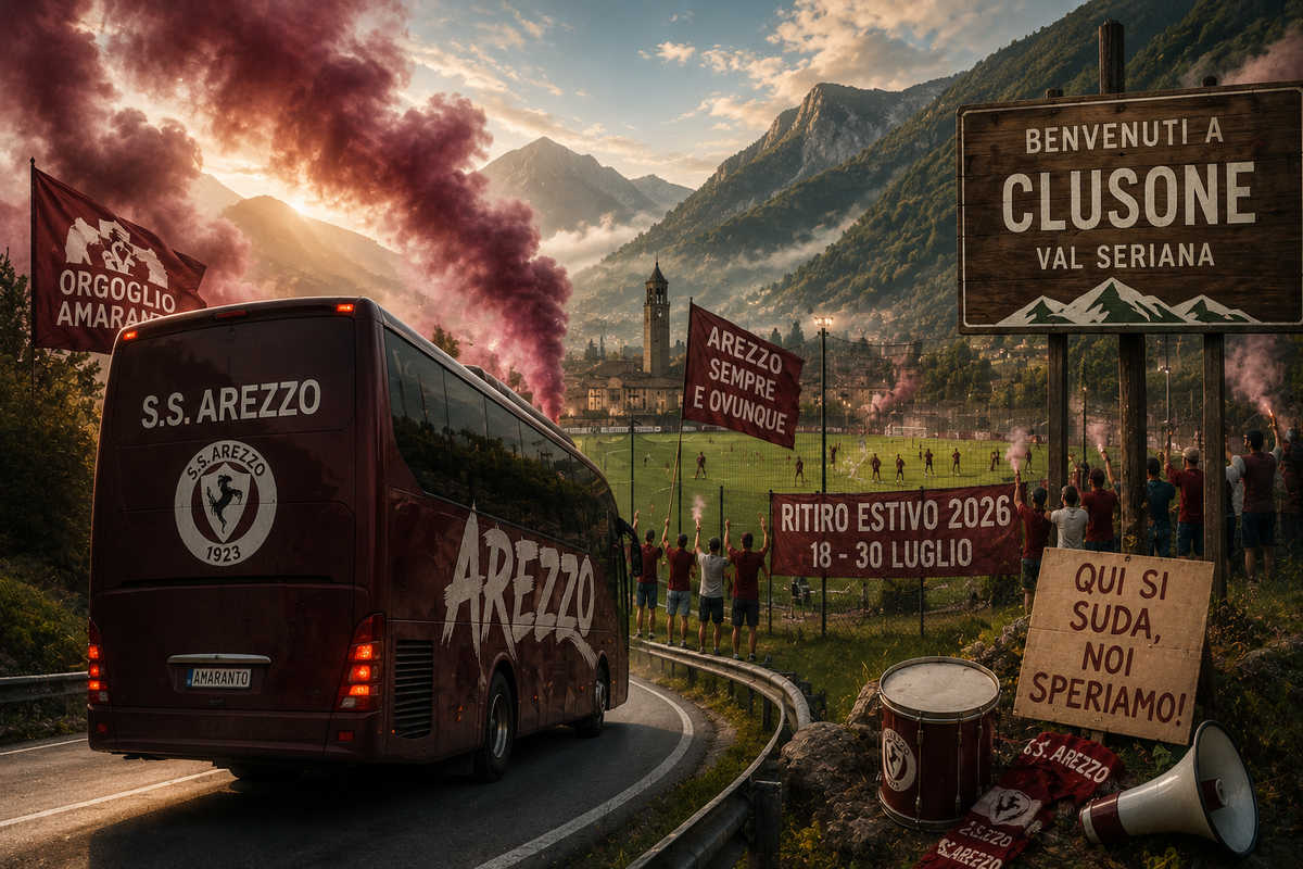 Arezzo verso Clusone