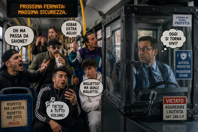 “Biglietto, abbonamento e documento”: sugli autobus arrivano le cabine blindate. I conducenti ormai paiono cassieri di banca