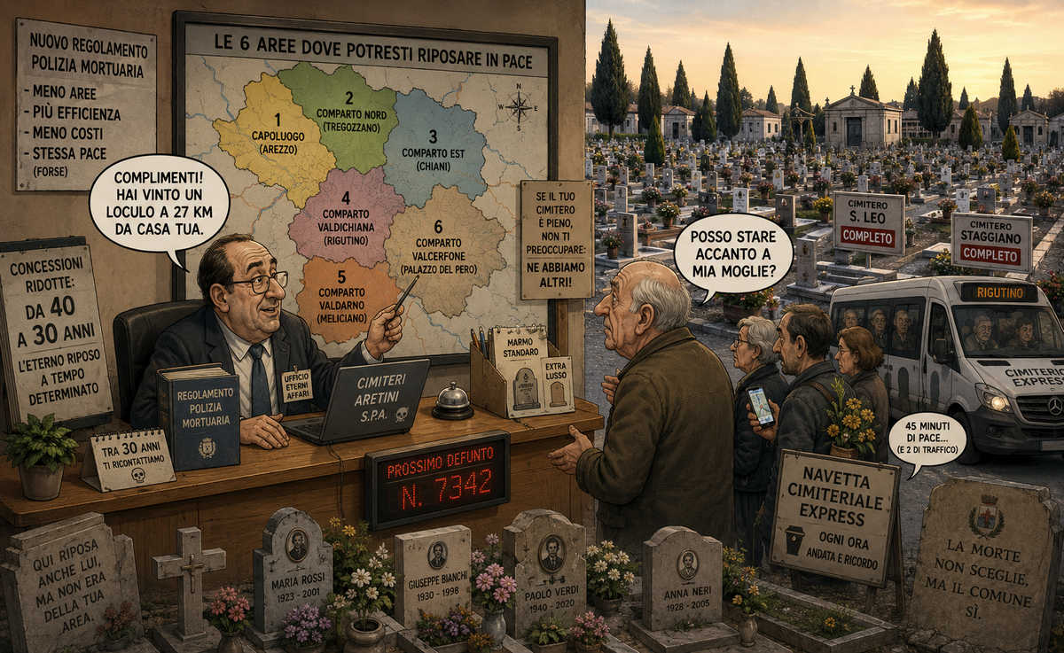 Burocrazia al cimitero scelte eterne