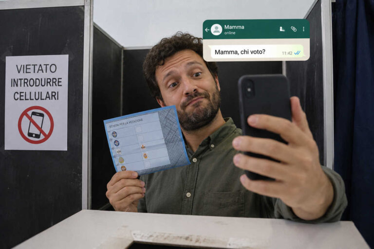 Arezzo, elettori entrano in cabina con il cellulare: «Scusate, devo chiedere a mia madre chi votare»