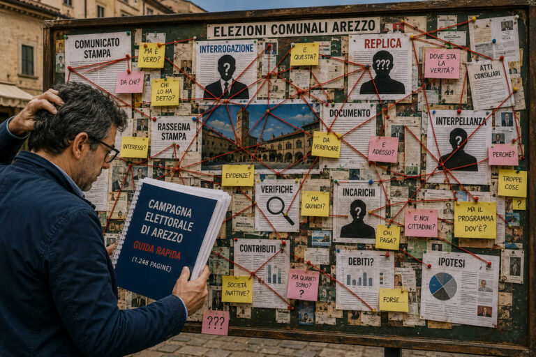 Arezzo, elettori trovano il telecomando della campagna elettorale ma non il tasto “riassunto”
