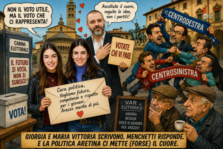 “Citte, votate col cuore e lasciate perdere il voto utile”: Menchetti s’innamora della lettera delle studentesse