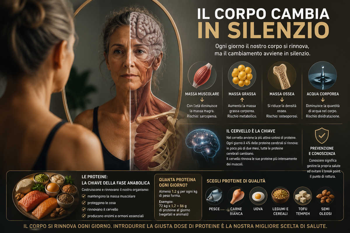 Il corpo cambia in silenzio