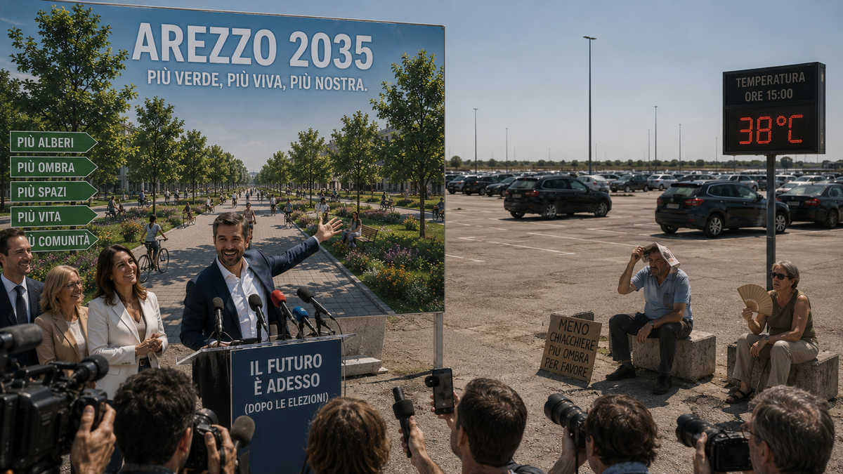 Il futuro caldo di Arezzo 2035