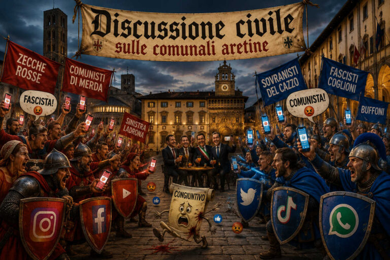 Elezioni ad Arezzo: la guerra civile dei commenti Facebook