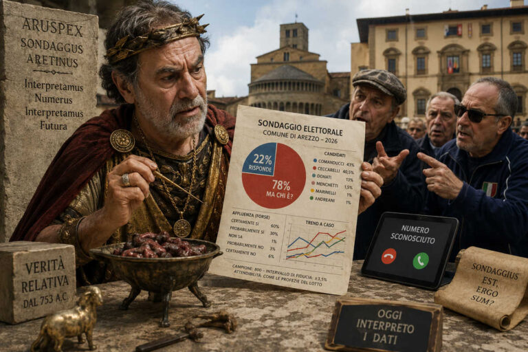 Sondaggio ad Arezzo: 800 rispondono, 2.840 riattaccano. “Finalmente un dato davvero rappresentativo”