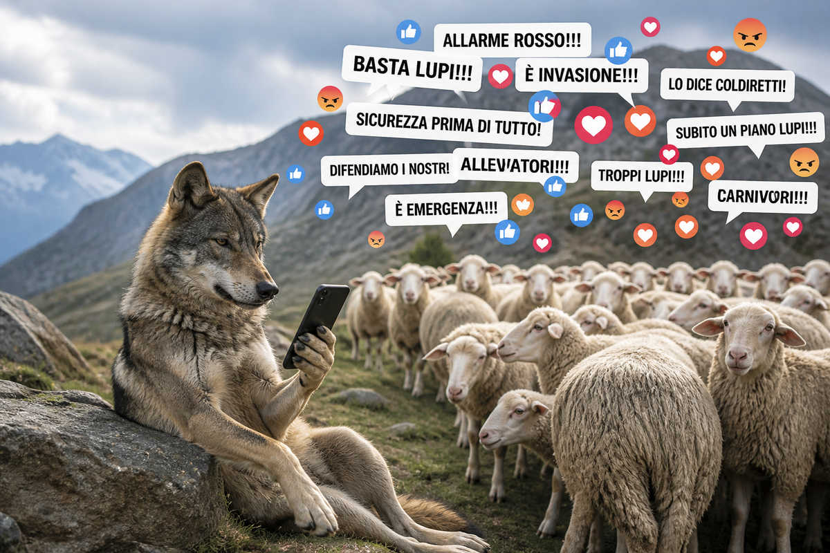 Lupo tra reazioni social