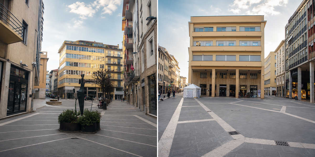 Piazza Risorgimento e Piazza San Jacopo Arezzo
