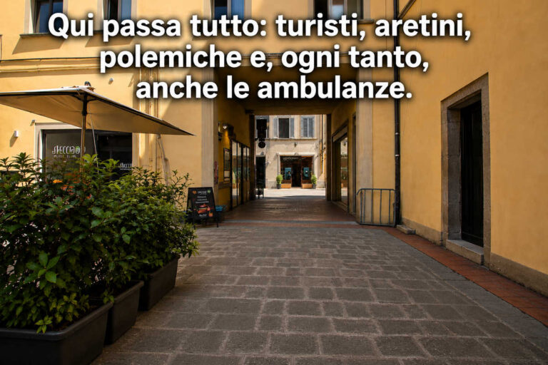 Ambulanza e tavolini, il solito ingorgo aretino: emergenza vera o polemica da social?