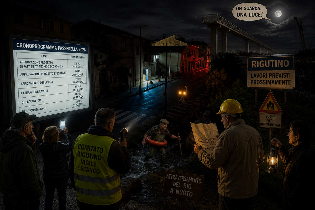 Scenario notturno a Rigutino