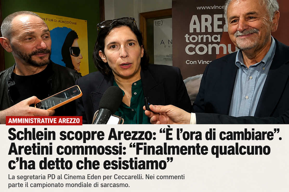 Schlein scopre Arezzo è l’ora di cambiare