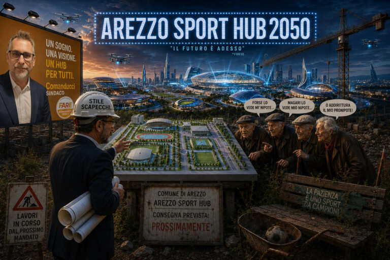 Arezzo Sport Hub: inaugurazione prevista tra l’arrivo della tramvia e il ponte sullo Stretto
