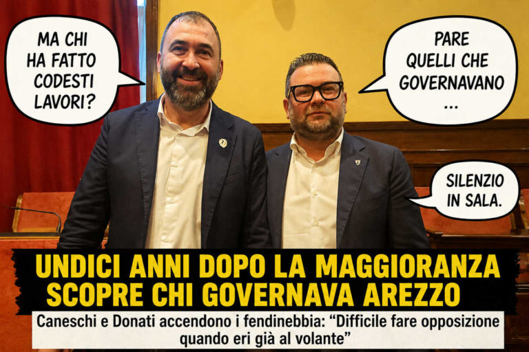 Undici anni in Giunta e ora cascano dal pero: “Chi ha governato Arezzo? Boh, forse i marziani”