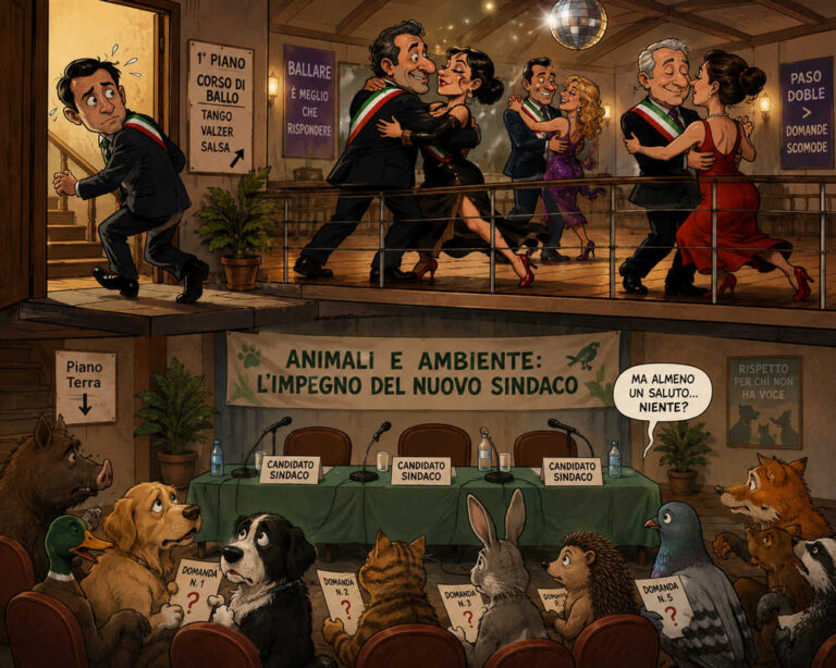 Arezzo, confronto su animali e ambiente: tre candidati scappano, uno si rifugia al corso di ballo