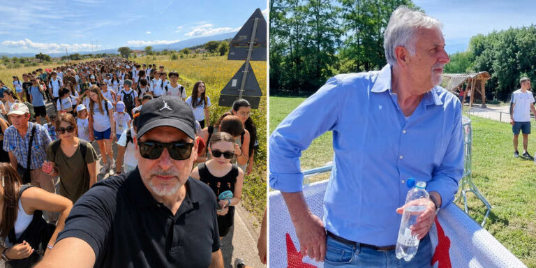 Uno ha fatto la marcia. L’altro il tratto finale