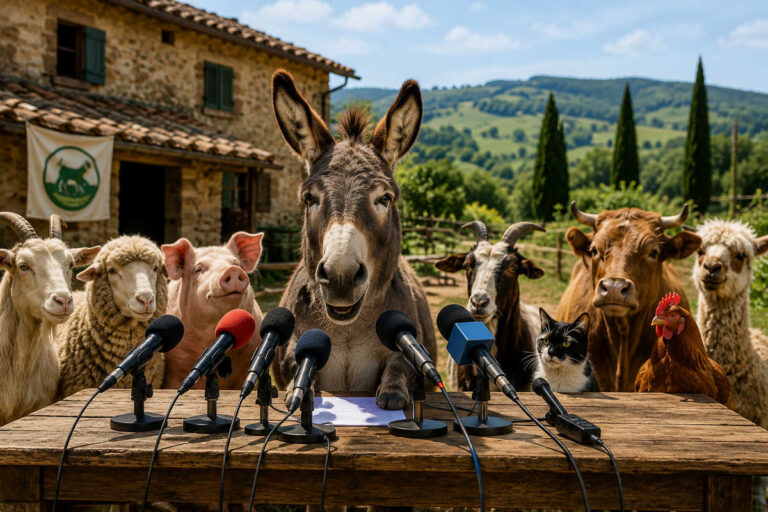 Agripunk, le capre scoprono di avere un valore politico: trattativa per salvare il podere della Valdambra