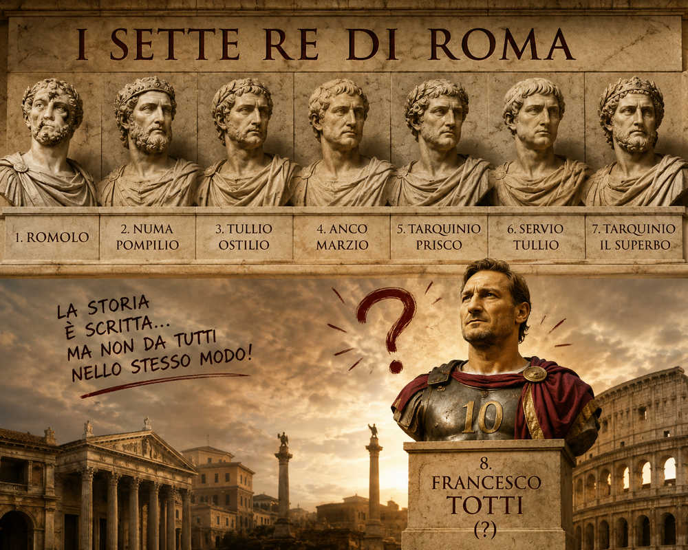 Francesco Totti ottavo Re di Roma