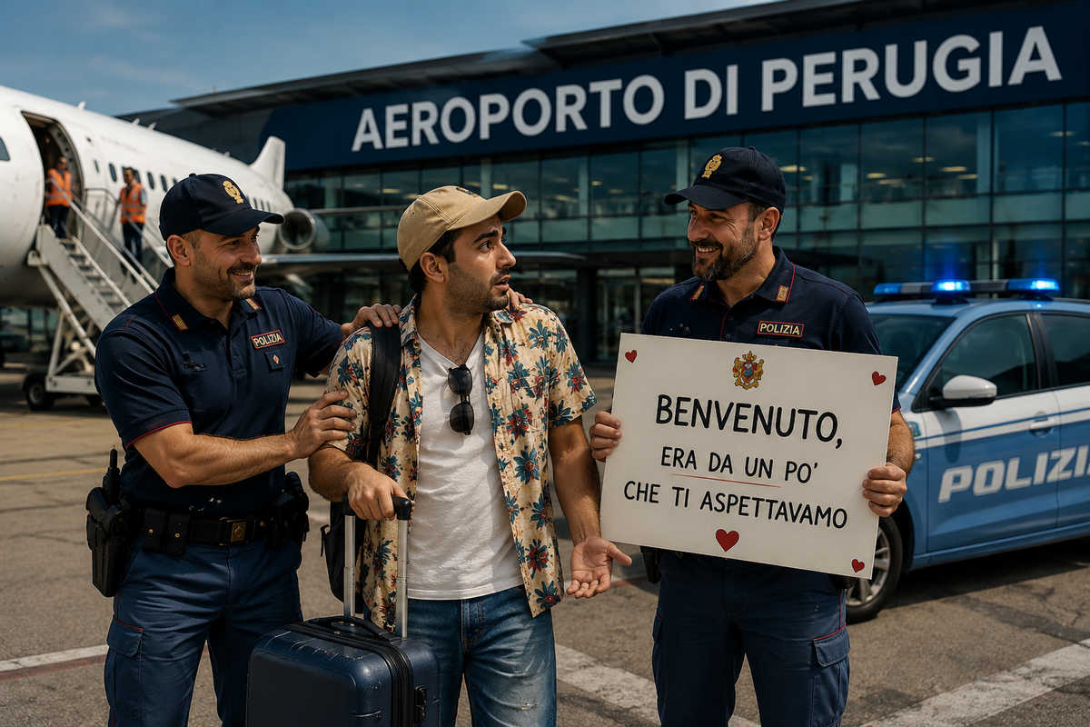 Fuga e ritorno all’aeroporto