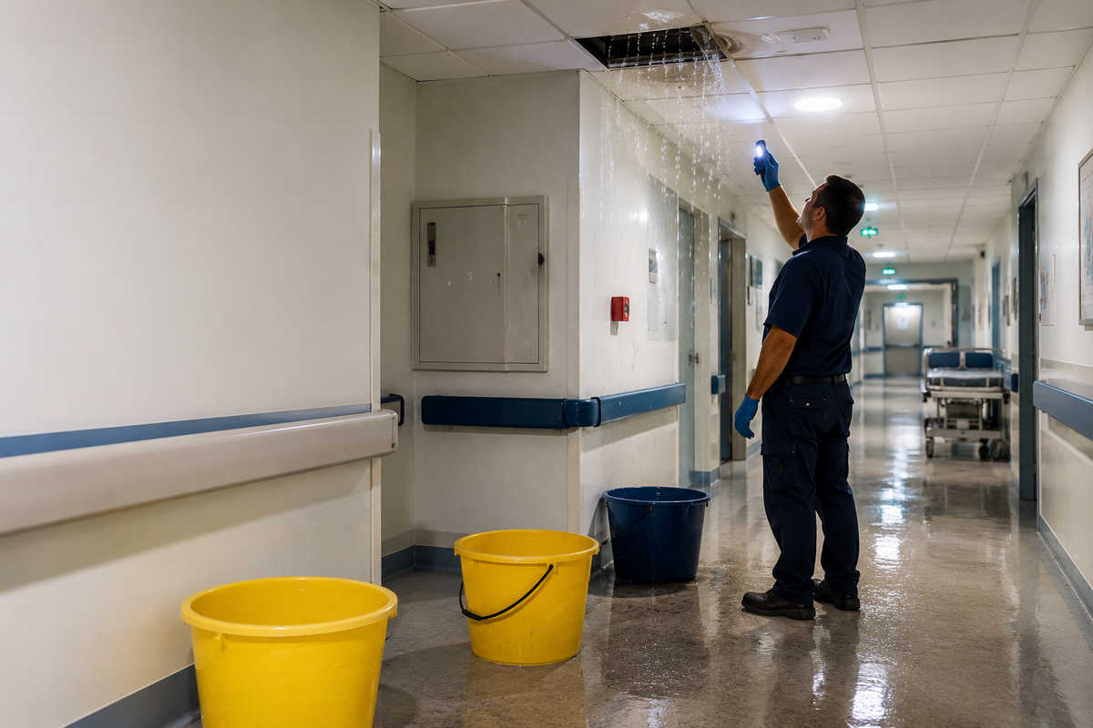 Infiltrazioni ospedale