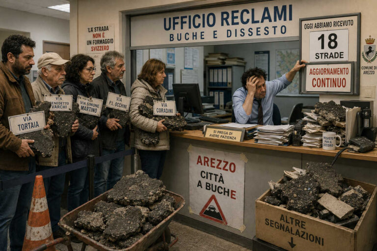 Arezzo, Comanducci non si è ancora insediato e già riceve i compiti per le vacanze: Menchetti consegna l’elenco delle buche