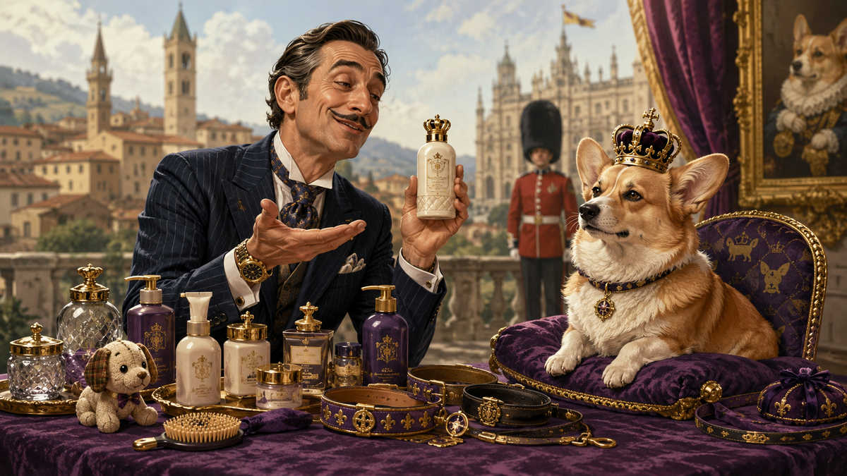 Prometteva shampoo per i cani della Regina