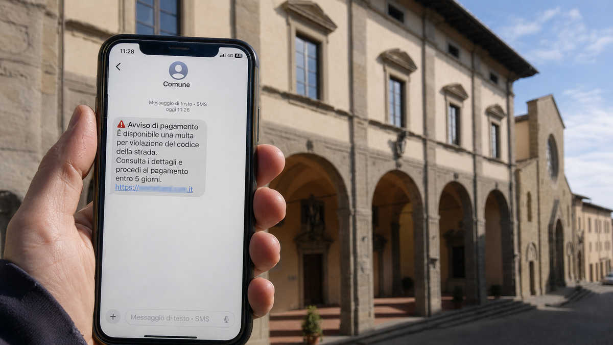 Sansepolcro sotto attacco di SMS-truffatori