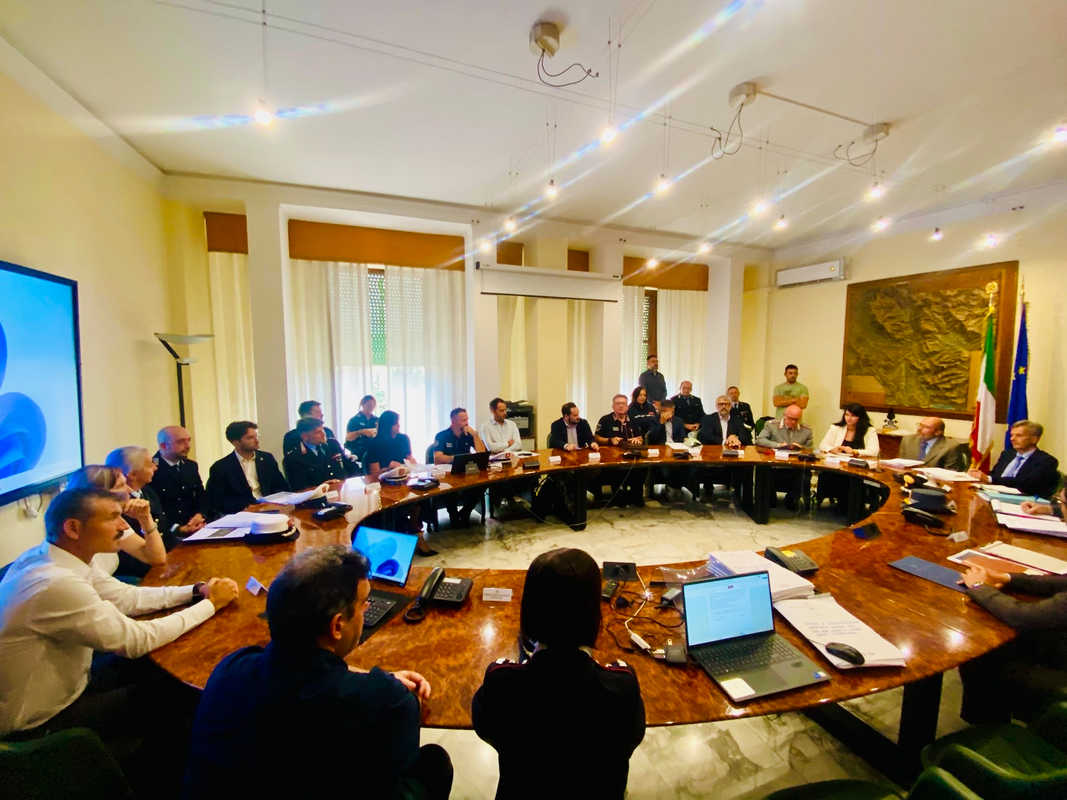 iunione del Comitato provinciale per l’ordine e la sicurezza pubblica nella Prefettura di Arezzo